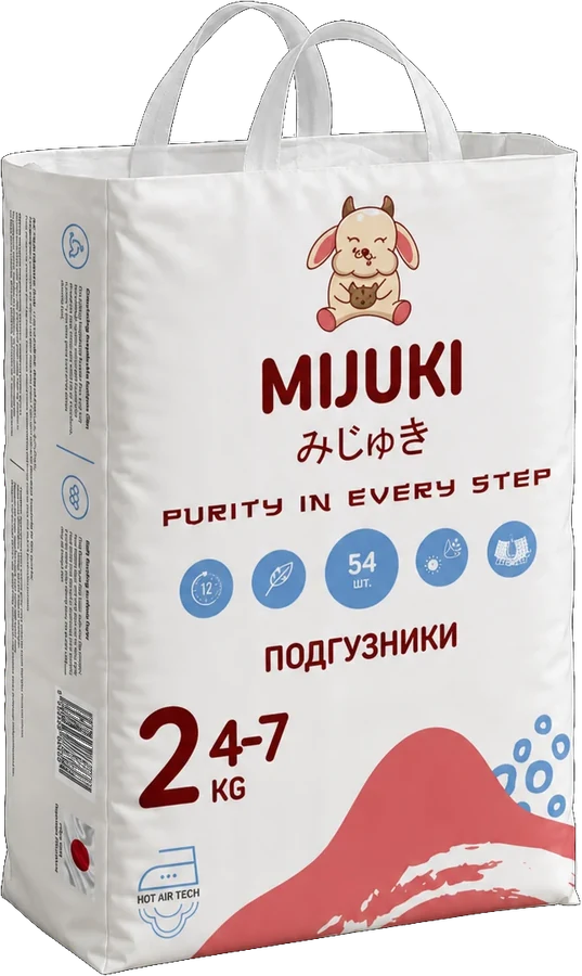 Подгузники MIJUKI S